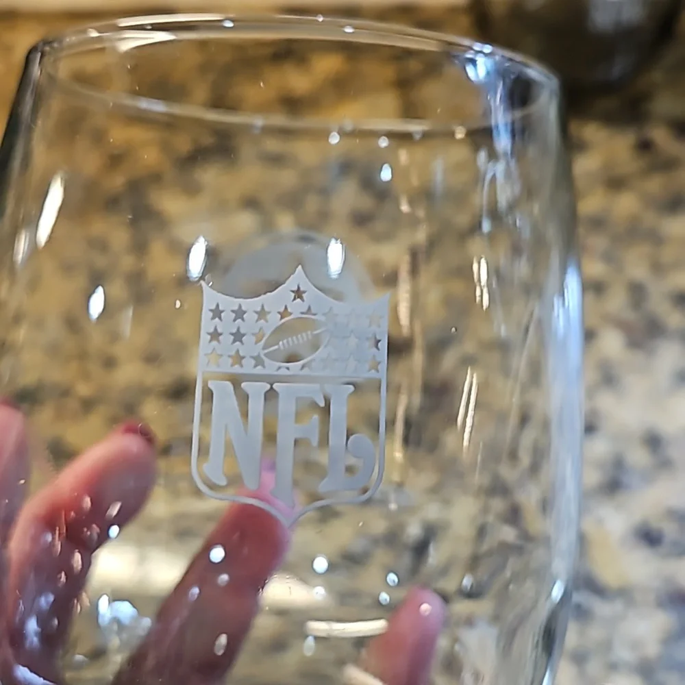 NFL‎ DALLAS COWBOYS VINTAGE 1972 CHAMPIONSHIP NFL WINE STEMS BAR GLASSES SET 6